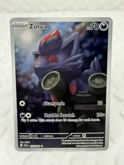 Pokemon Zorua 075/064 Illustration Rare Holo Sv: Shrouded Fable TCG - Image 1