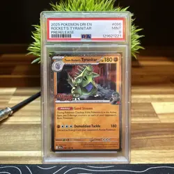 2025 Pokemon DRI EN Team Rocket's Tyranitar Destined Rivals #096 PSA 9 - Image 1