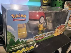 2018 Pokemon Pikachu & Eevee Poke Ball Collection Includes 5 O.G Sun&Moon Packs! - Image 2