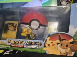 2018 Pokemon Pikachu & Eevee Poke Ball Collection Includes 5 O.G Sun&Moon Packs! - Image 3