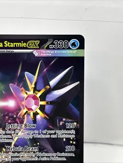 Pokemon Mega Starmie EX Mega Evolution 330 HP 118/088 Jetting Blow Nebula Beam - Image 3