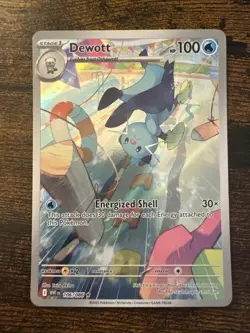 Pokemon TCG Dewott 106/086 SV White Flare Illustration English Mint/NM - Image 1