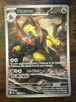 Pokemon TCG Haxorus Illustration Rare Black Bolt 147/086 - Image 1