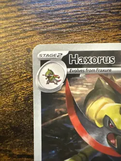 Pokemon TCG Haxorus Illustration Rare Black Bolt 147/086 - Image 2