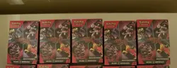 Lot of (5) Pokemon TCG Destined Rivals Booster Bundle Boxes Sealed - Image 1