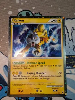 Raikou SL9 Call Of Legends Pokemon LP - Image 2