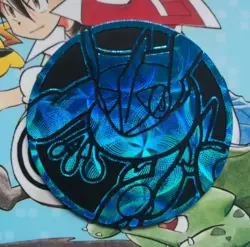 Greninja Jumbo Flip Coin Blue Pokemon TCG - Image 1