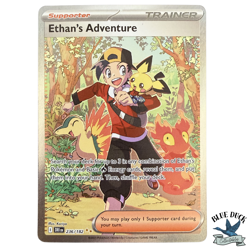 Pokemon Ethan's Adventure - 236/182 Destined Rivals Special Illustration Trainer - Image 1