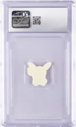 2016 POKEMON CENTER FLAKE SEALS PRETEND TEAM PLASMA PIKACHU CGC 9 - Image 2