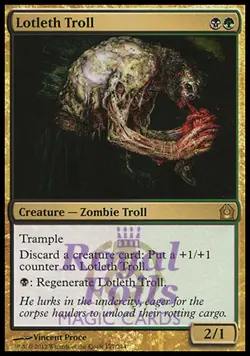 Lotleth Troll 1x FOIL RTR MTG Return to Ravnica Rare MINT black green - Image 1