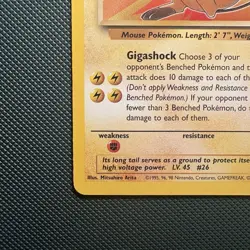 Pokemon Vintage Non-holo Rare Raichu 29/62 Fossil Wotc 1999 - Image 5