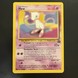 Pokemon Vintage Wotc Black Star Romo Mew #8 Wizards Of The Coast - Image 1