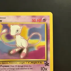 Pokemon Vintage Wotc Black Star Romo Mew #8 Wizards Of The Coast - Image 3