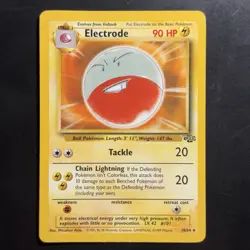 Pokemon Vintage Non-Holo Rare Electrode 18/64 Jungle WotC 1999 - Image 1