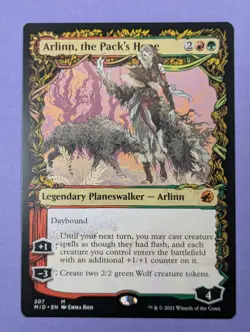 MTG Magic: Innistrad: Midnight Hunt: Arlinn, the Pack's Hope #307 Mythic - NM - Image 1