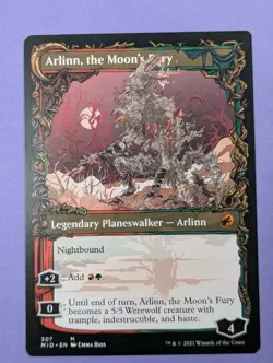 MTG Magic: Innistrad: Midnight Hunt: Arlinn, the Pack's Hope #307 Mythic - NM - Image 2