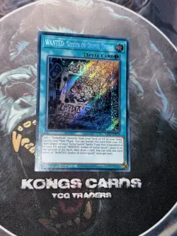 WANTED: Seeker of Sinful Spoils RA03-EN074 Secret Rare Yu-Gi-Oh! - Image 1