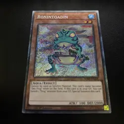 Yugioh Ronintoadin RA03-EN236 - Platinum Secret Rare - Image 1