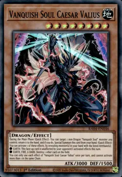 Vanquish Soul Caesar Valius - Super Rare 1st Edition RA04-EN046 - NM - YuGiOh - Image 1