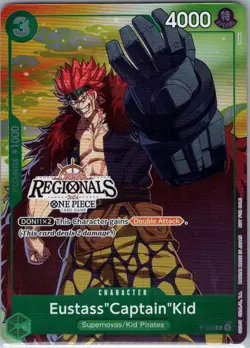 Eustass"Captain"Kid Online Regional 2024 P-003 English - One Piece Card - NM - Image 1