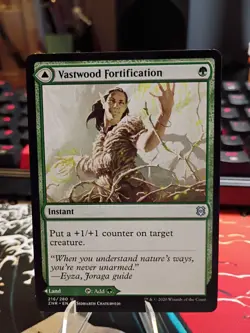 Vastwood Fortification // Vastwood Thicket [Zendikar Rising] Magic MTG - Image 1