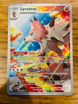 NEAR MINT! Lycanroc (166/159) Journey Together Illustration Rare Pokemon Card! - Image 1