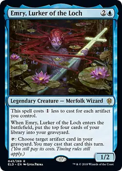 MTG - Emry, Lurker of the Loch, Throne of Eldraine - Image 1