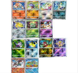 Pokemon S-Chinese 13 Card Full Set exclusive K Radiant Blastoise Venusaur Eevee - Image 2
