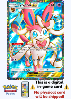 [Not Physical] Pokemon TCG Pocket - Sylveon Ex Full Art ⭐⭐ - English - Image 1