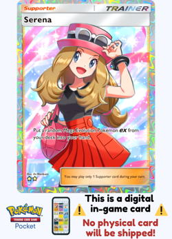 [Not Physical] Pokemon TCG Pocket - Serena Full Art⭐⭐ - English - Image 1
