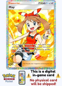 [Not Physical] Pokemon TCG Pocket - May Full Art⭐⭐ - English - Image 1