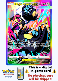 [Not Physical] Pokemon TCG Pocket - Mega Mawile Ex Rainbow⭐⭐ - English - Image 1