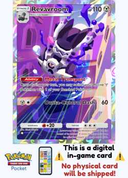 [Not Physical] Pokemon TCG Pocket - Revavroom ⭐ - English - Mega Shine - Image 1