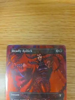 Deadly Rollick X1 Mtg Commander Masters Nm Foil Borderless - Image 4