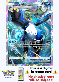 [Not Physical] Pokemon TCG Pocket - Empoleon ⭐ - English - Image 1