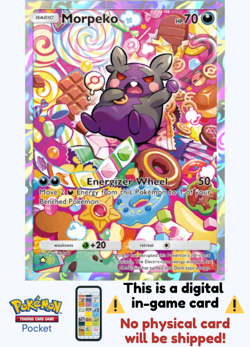 [Not Physical] Pokemon TCG Pocket - Morpeko ⭐ - English - Mega Shine - Image 1