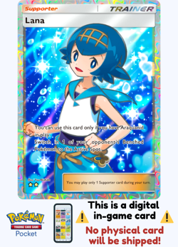 [Not Physical] Pokemon TCG Pocket - Lana Full Art ⭐⭐ - English - Image 1