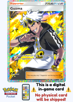 [Not Physical] Pokemon TCG Pocket - Guzma Full Art ⭐⭐ - English - Image 1