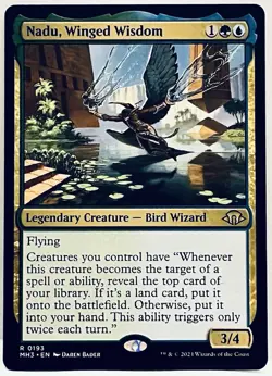 Nadu, Winged Wisdom -#193-MTG- Modern Horizons 3-Regular-NM - Image 1
