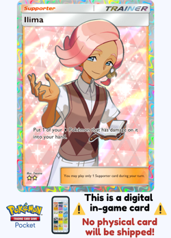 [Not Physical] Pokemon TCG Pocket - Ilima Full Art⭐⭐ - English - Image 1