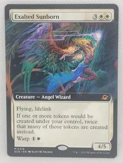 MTG / Edge of Eternities - Exalted Sunborn English Extended Art Mythic 0318 - Image 1