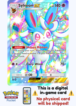 [Not Physical] Pokemon TCG Pocket - Sylveon ex Shiny ⭐⭐ - English - Image 1