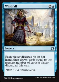 1 x Windfall - Iconic Masters - Light Play - MTG - Image 1