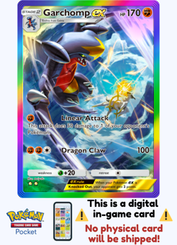 [Not Physical] Pokemon TCG Pocket - Garchomp ex Rainbow ⭐⭐ - English - Image 1