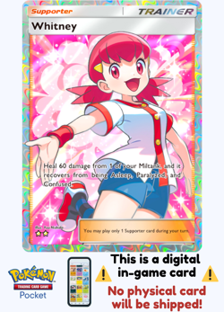 [Not Physical] Pokemon TCG Pocket - Whitney Full Art ⭐⭐ - English - Image 1