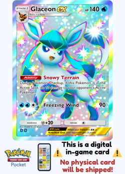 [Not Physical] Pokemon TCG Pocket - Glaceon ex Shiny ⭐⭐ - English - Image 1