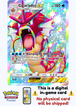 [Not Physical] Pokemon TCG Pocket - Gyarados ex Shiny ⭐⭐ - English - Image 1