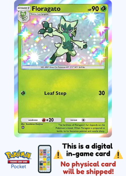 [Not Physical] Pokemon TCG Pocket - Floragato shiny ⭐ - English - Image 1