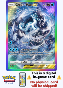 [Not Physical] Pokemon TCG Pocket - Chien-Pao Ex Rainbow⭐⭐ - English - Image 1