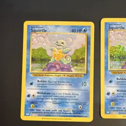 Pokemon TCG 2023 PTCG Classic Squirtle & Wartortle Holo 4 Card Lot - Image 2